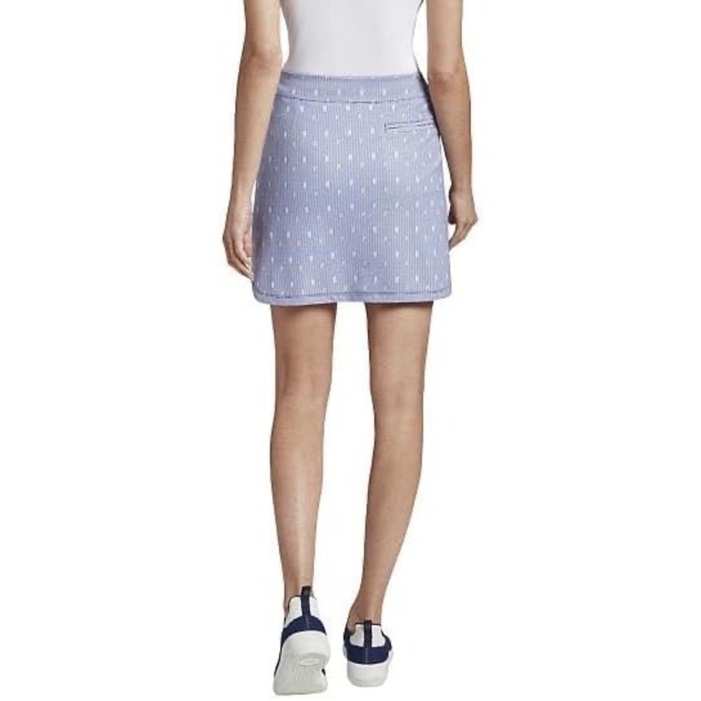 Peter Millar Crown Sport Alice Dominoes Golf Skort Skirt Blue NWT XL Performance - Picture 2 of 10